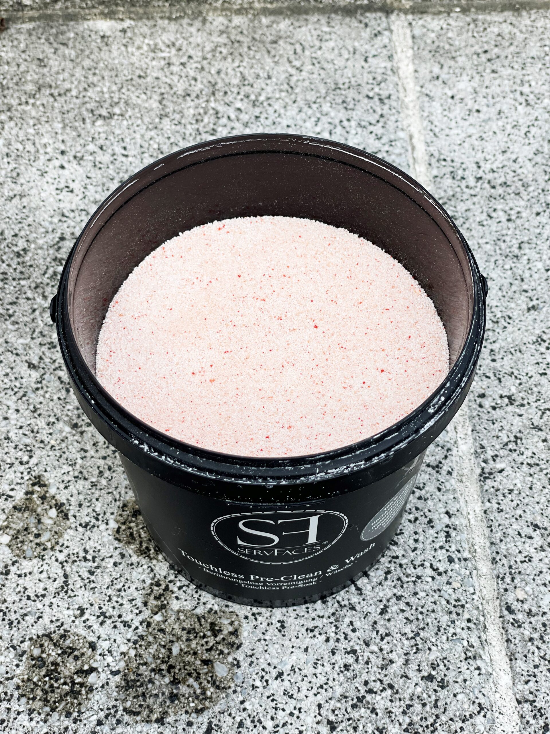 ServFaces Touchless Pre-Clean & Washの粉末