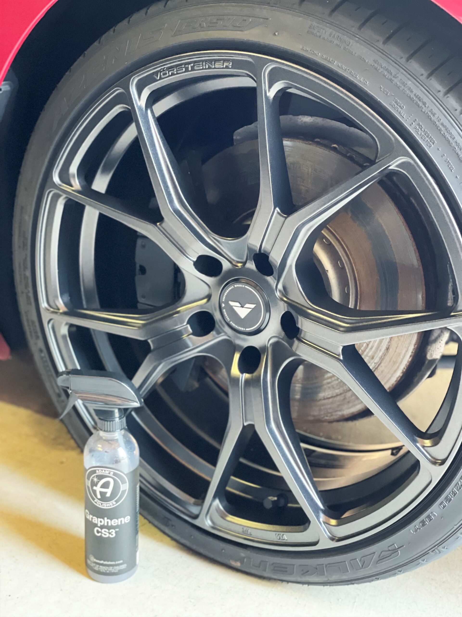 Adam's Polishes Graphene CS3で仕上げたBMW F13 650iのホイール