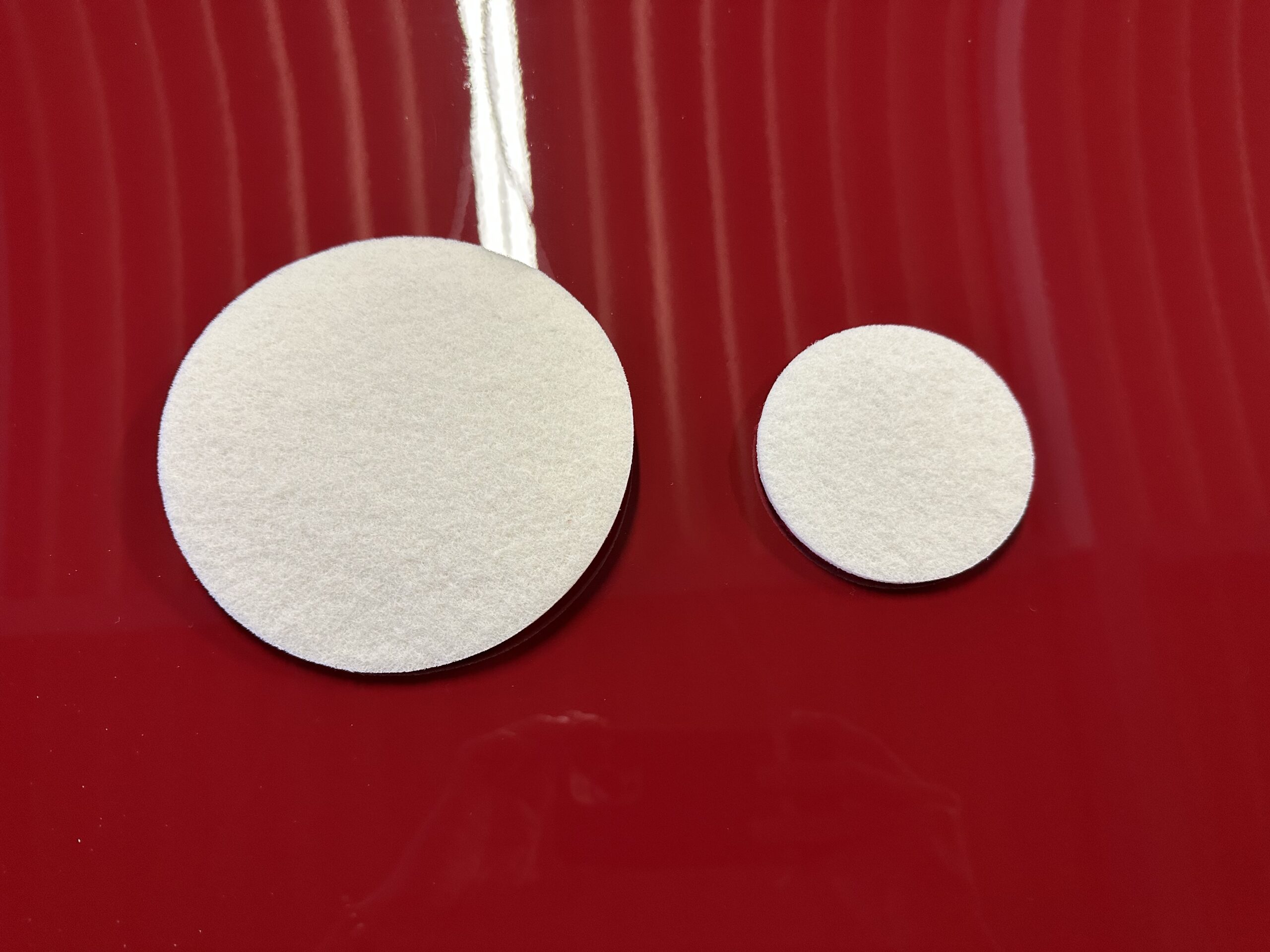 Lake Country Glass Polishing Disc の5インチと3インチ
