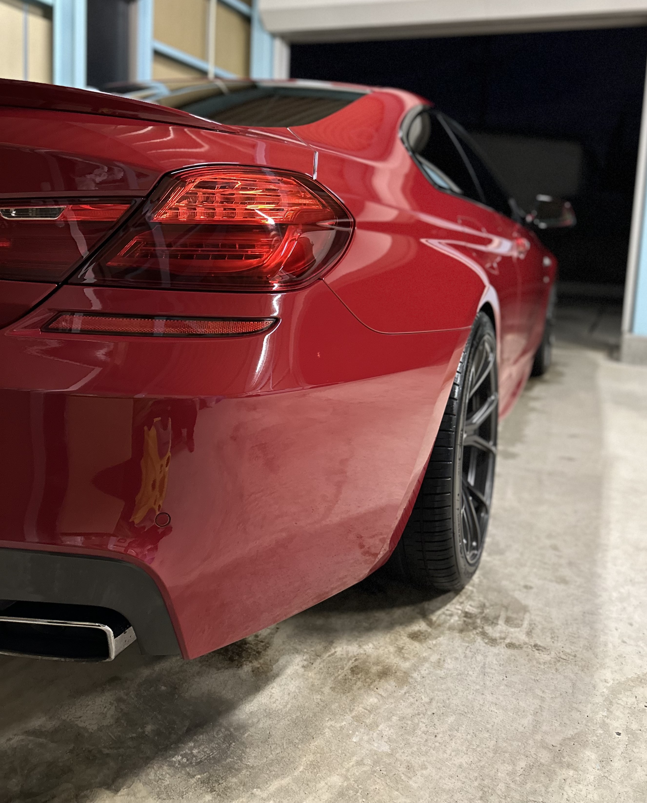 洗車とクイックディテーラー施工後のBMW F13 650i