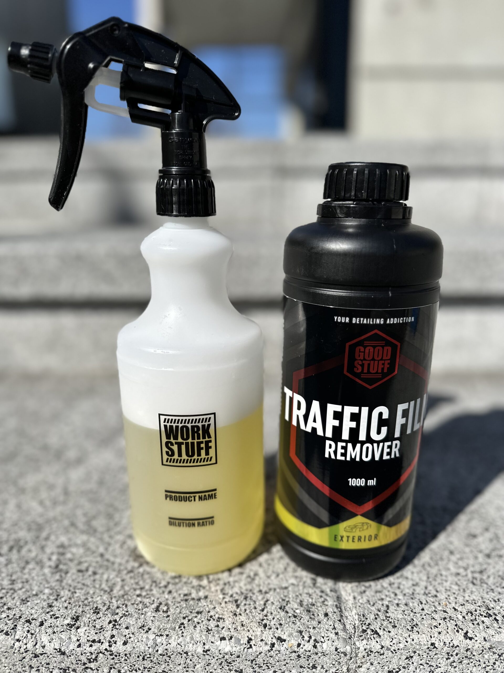 BMW F13 650i に使用する TRAFFIC FILM REMOVER のボトル