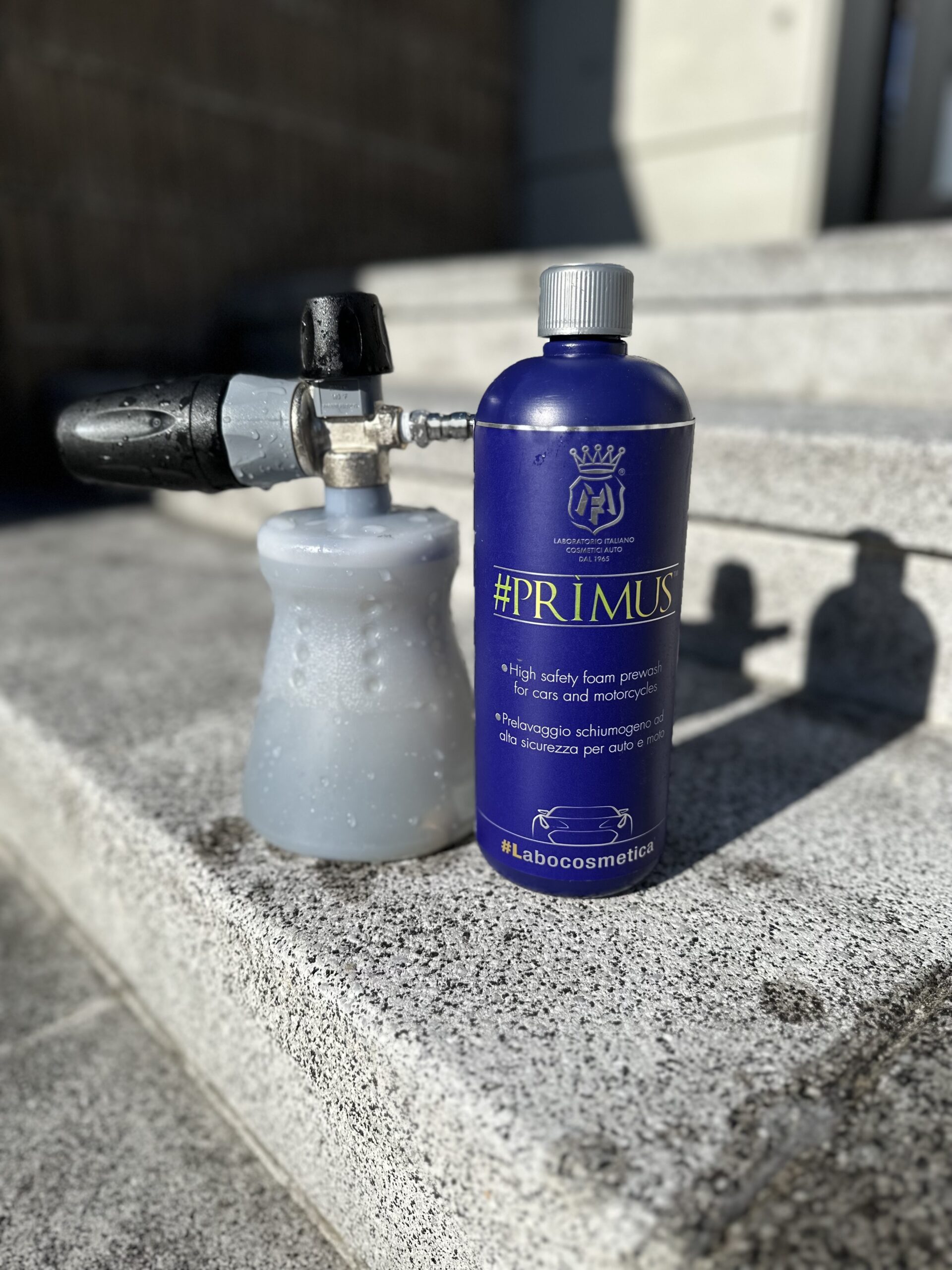 ラボコスメティカ Labocosmetica PRÌMUSの泡がボディを覆った状態