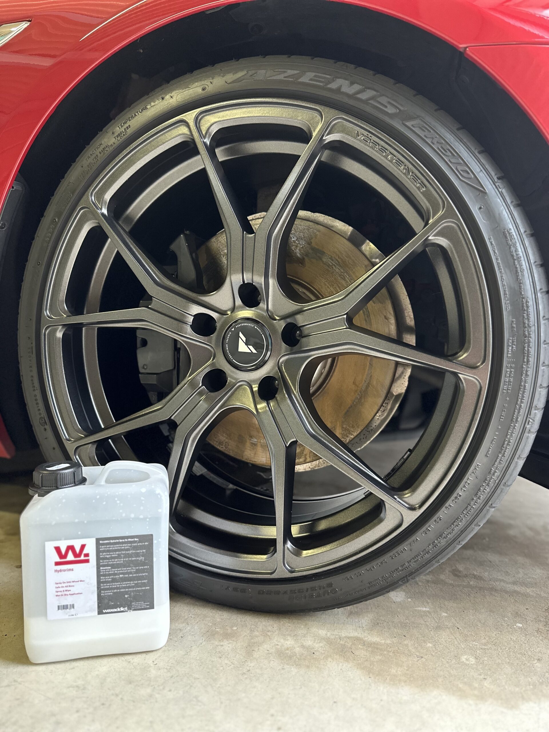 waxaddict Hydrorimsで仕上げたBMW F13 650iのホイール