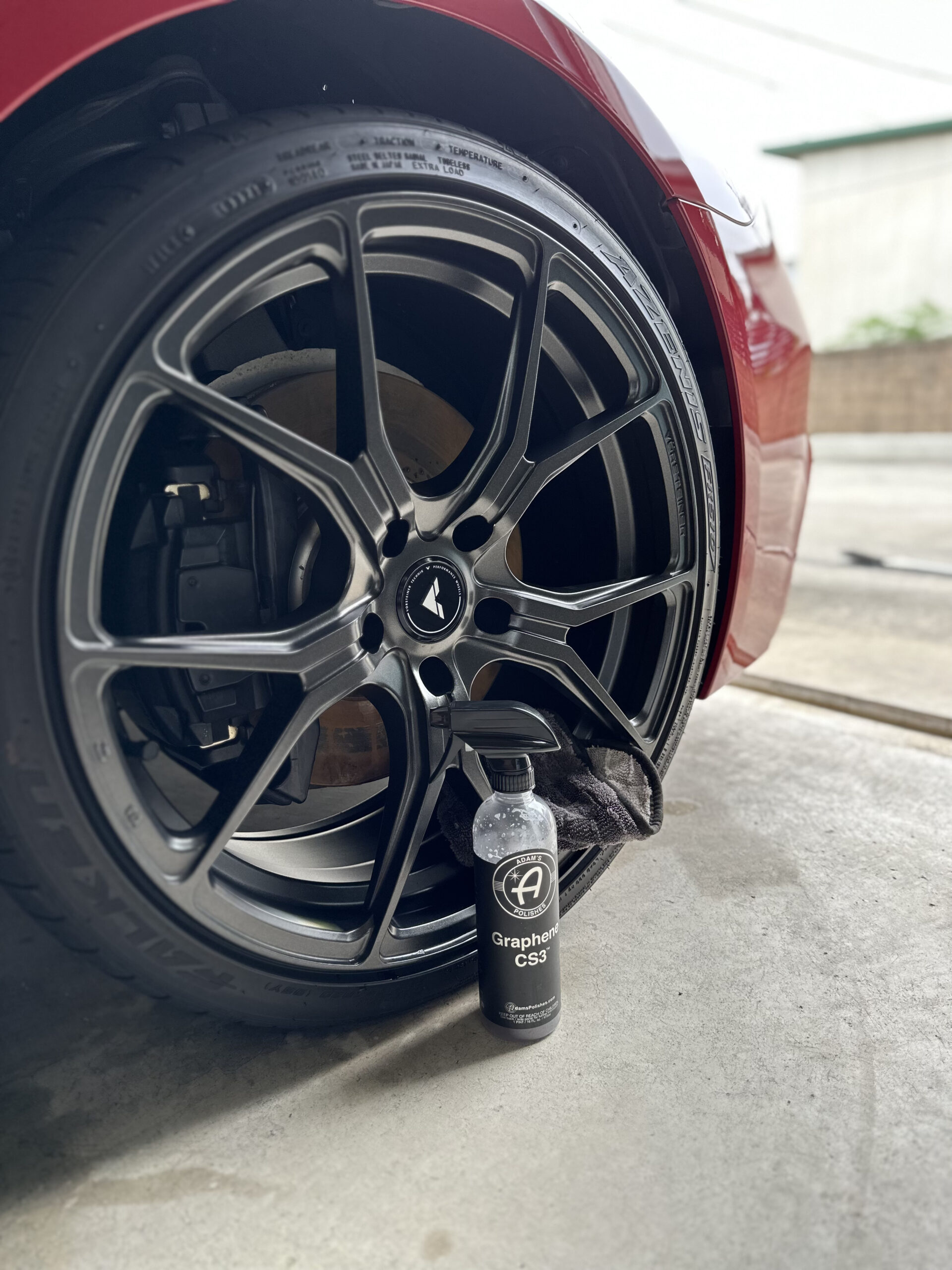 Graphene CS3で仕上げたホイール
