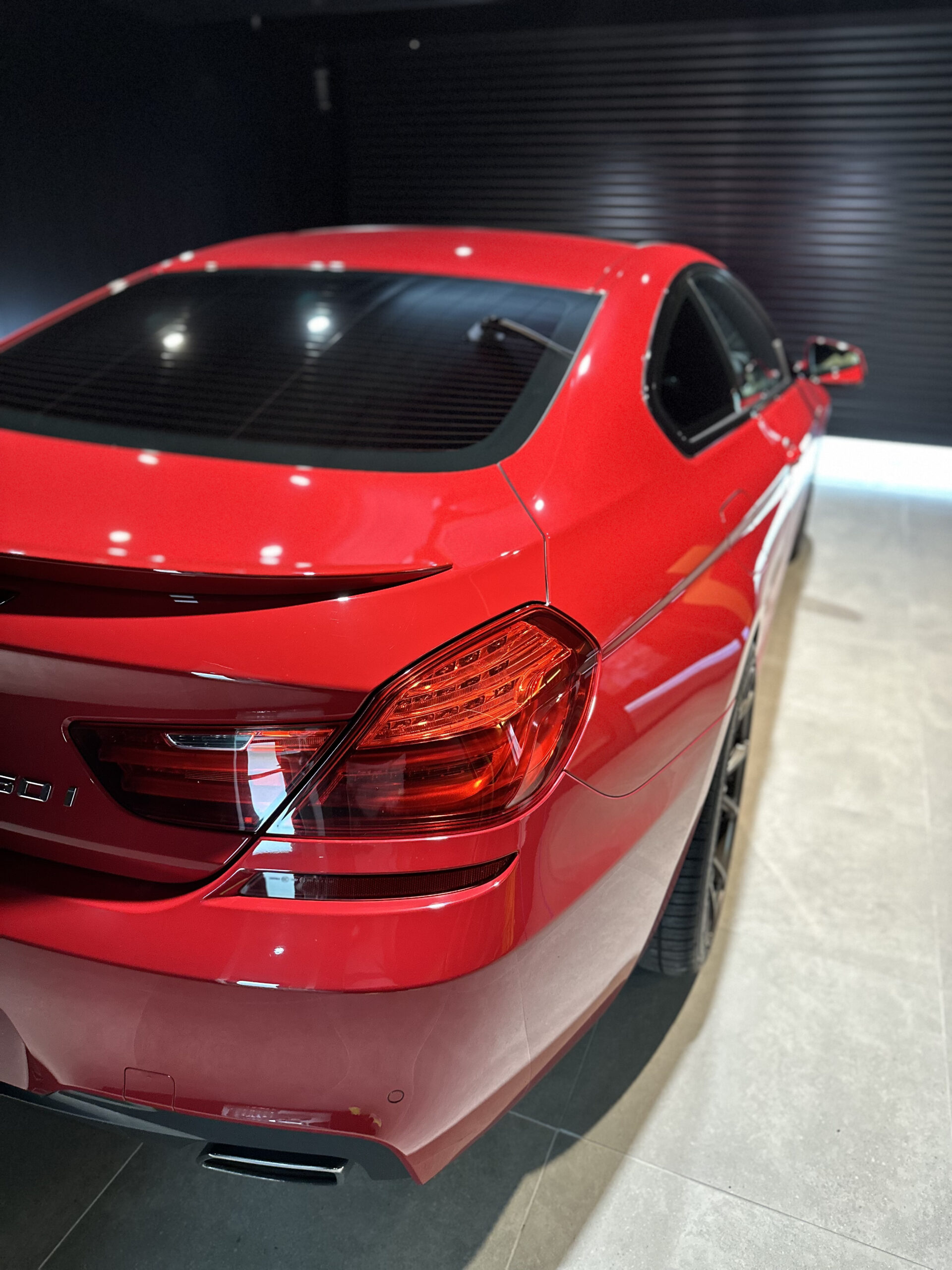 洗車前のBMW F13 650i フロントまわりの汚れ状態