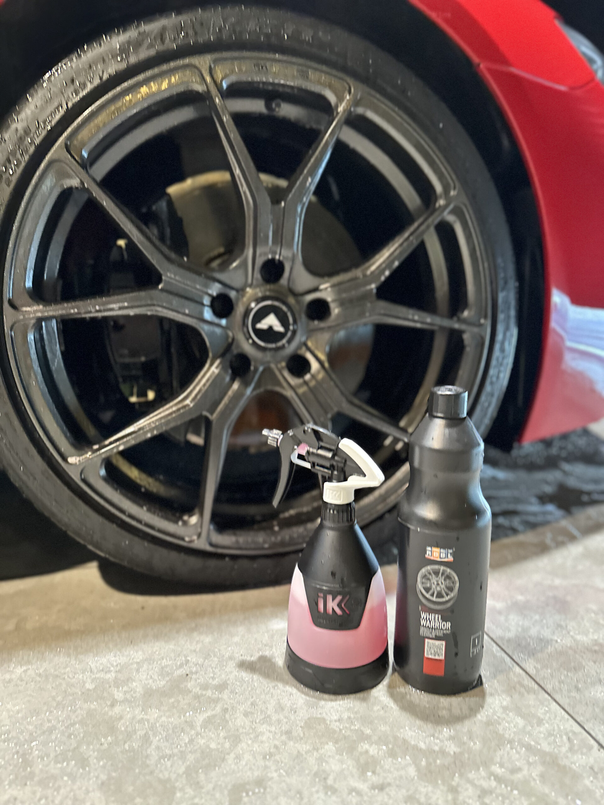 ADBL WHEEL WARRIOR ホイールウォリアーをホイールへ塗布