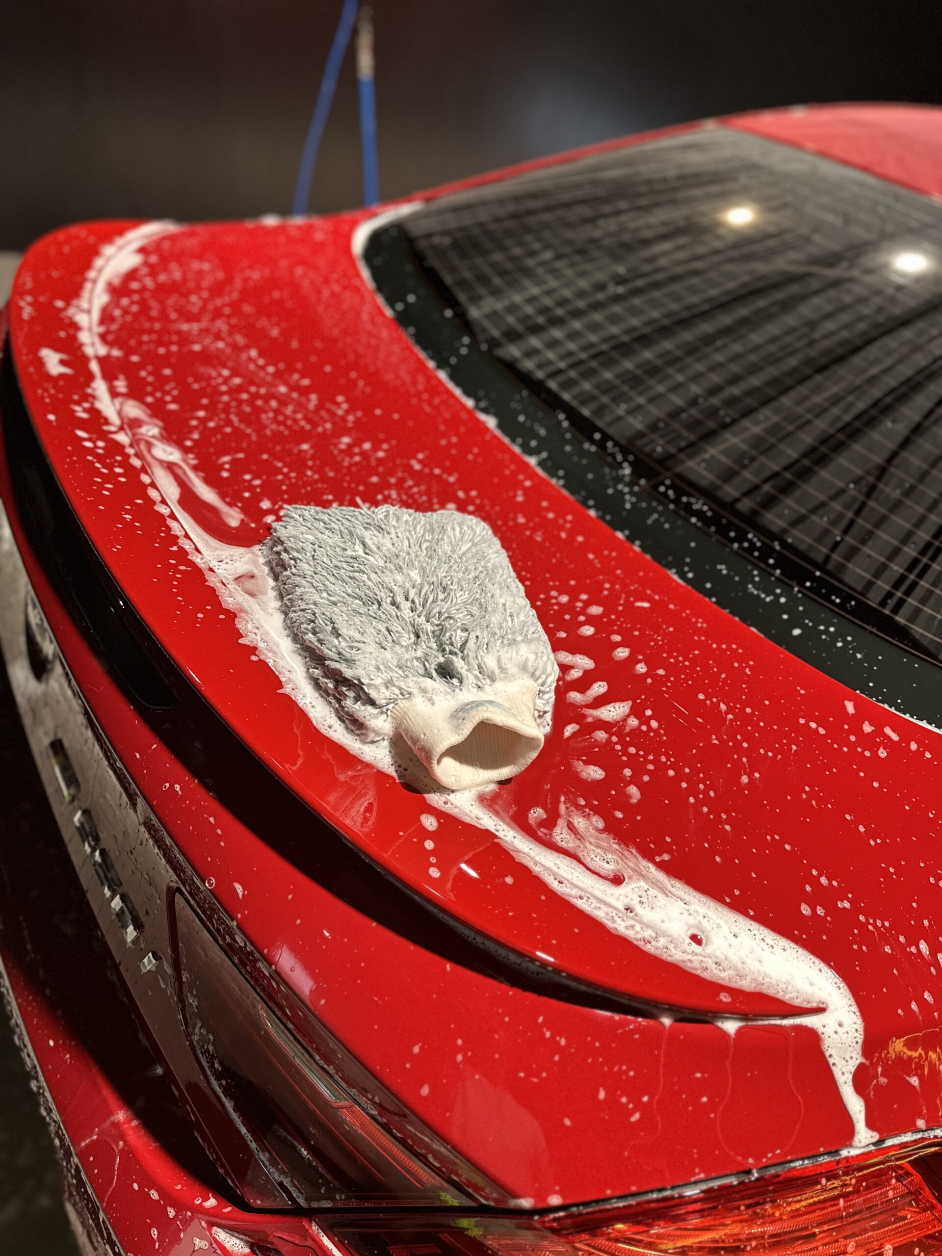 Microfiber Madness IncrediMitt Gray インクレディミットでボディを洗浄