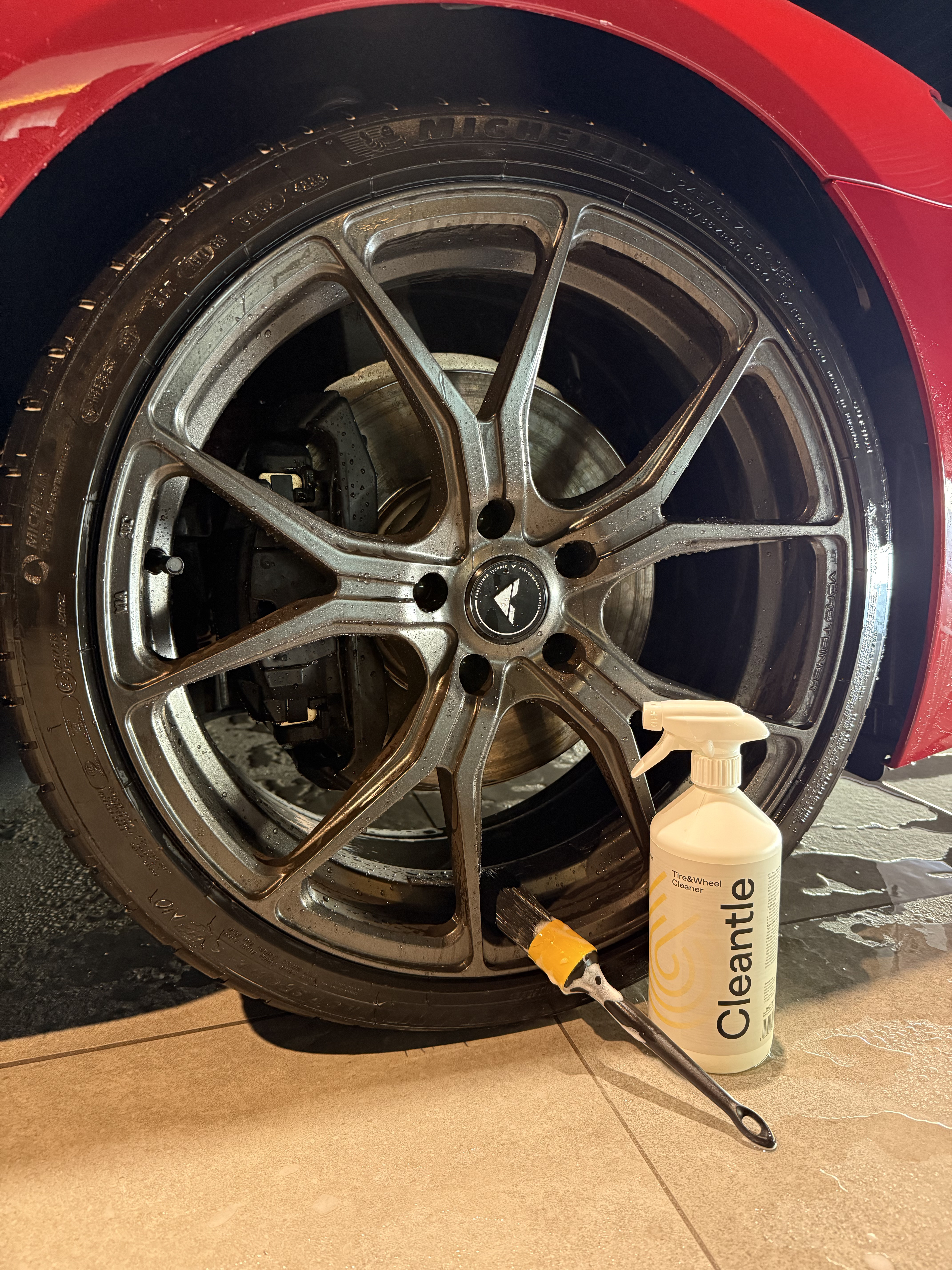 クリントル Cleantle Tire Wheel Cleaner タイヤ＆ホイールクリーナー施工