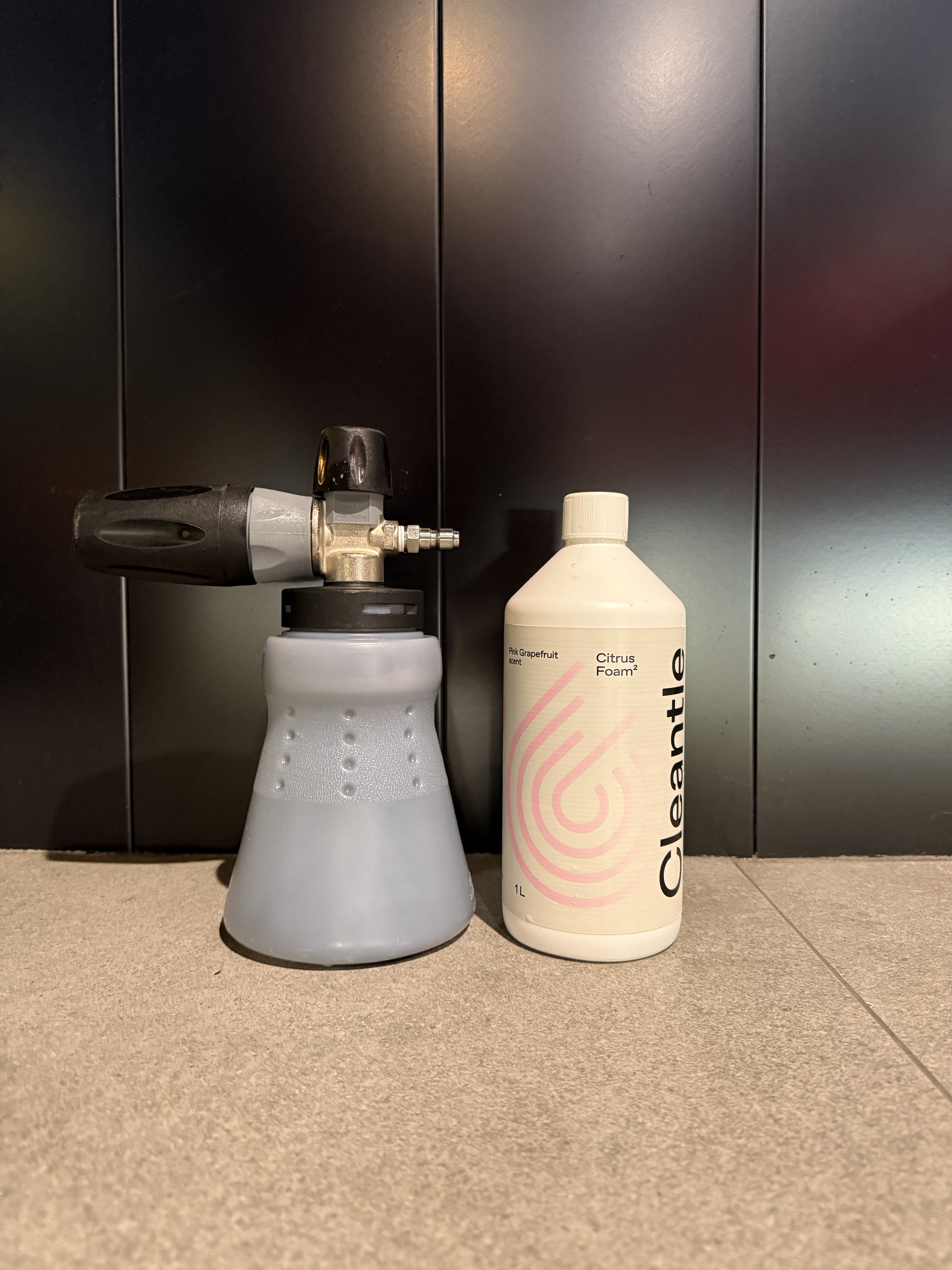 クリントル Cleantle Citrus Foam² プレウォッシュ スノーフォーム施工