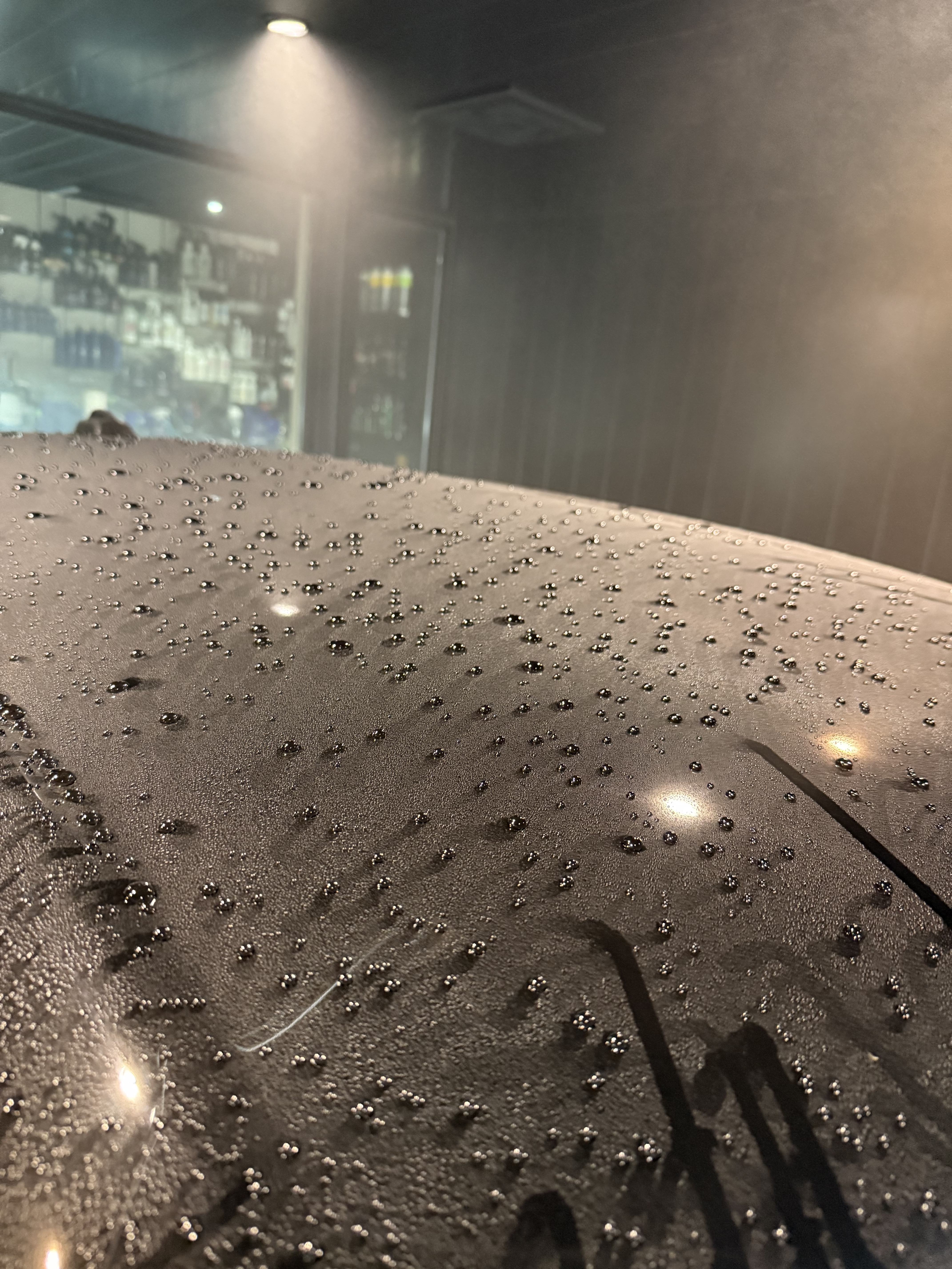 MINI COOPER S 5 DOOR 洗車前のルーフの撥水