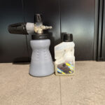 INFINITYWAX Synergy Boostをフォームキャノンで施工したMINI COOPER S 5 DOOR